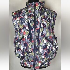 Free People Abstract Multicolor Vest